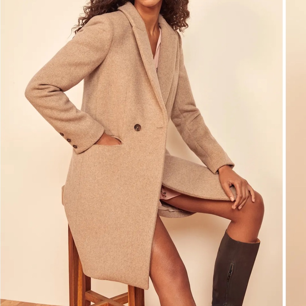 Reformation | Camel Blazer Coat